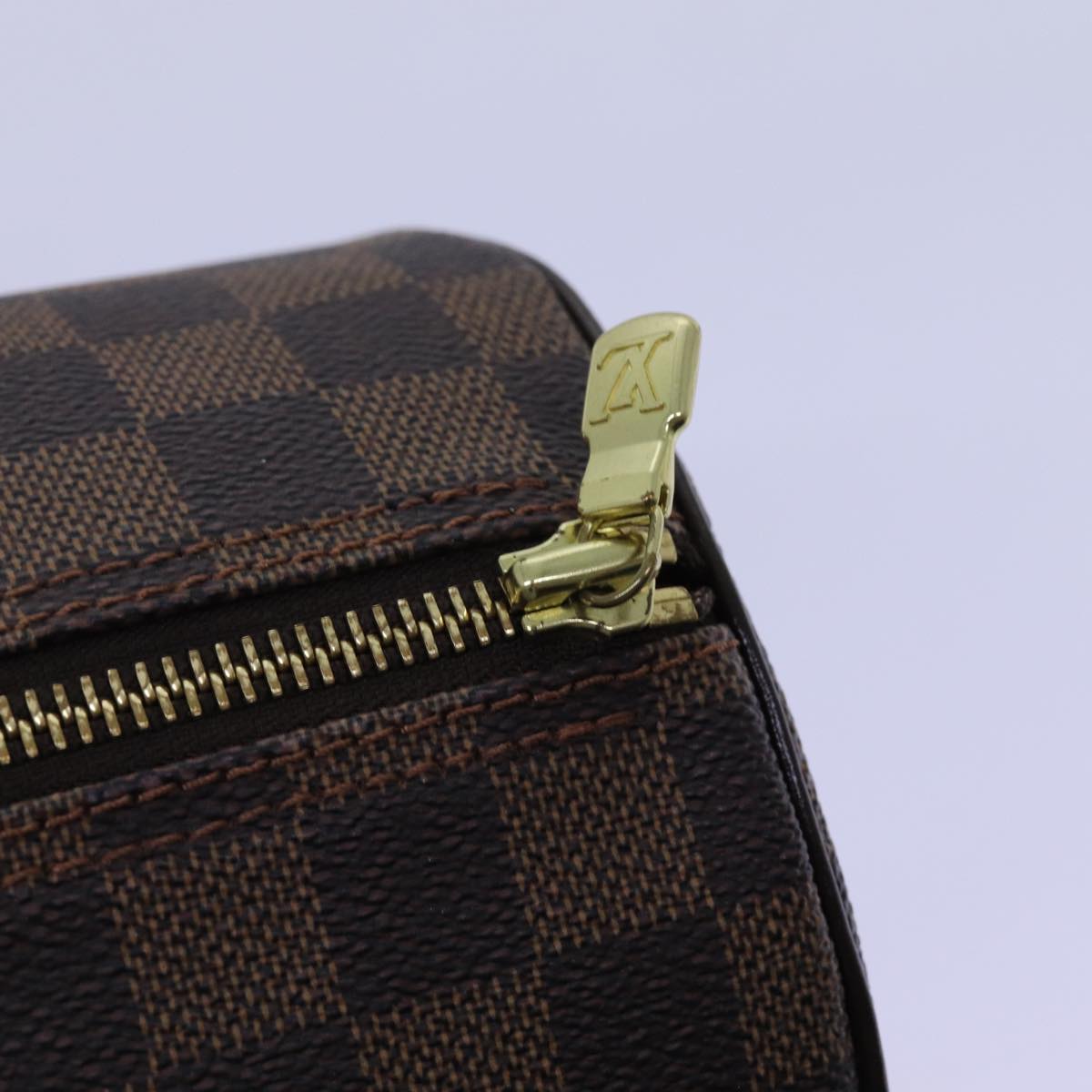 LOUIS VUITTON Damier Ebene Papillon 30 Hand Bag N51303 LV 70833A
