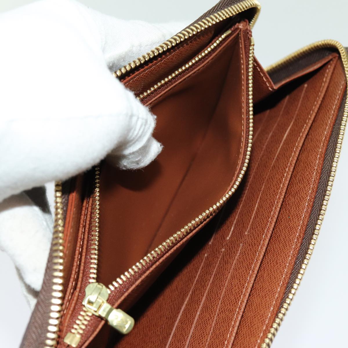 LOUIS VUITTON Monogram Zippy Organizer Long Wallet M62581 LV 70837A