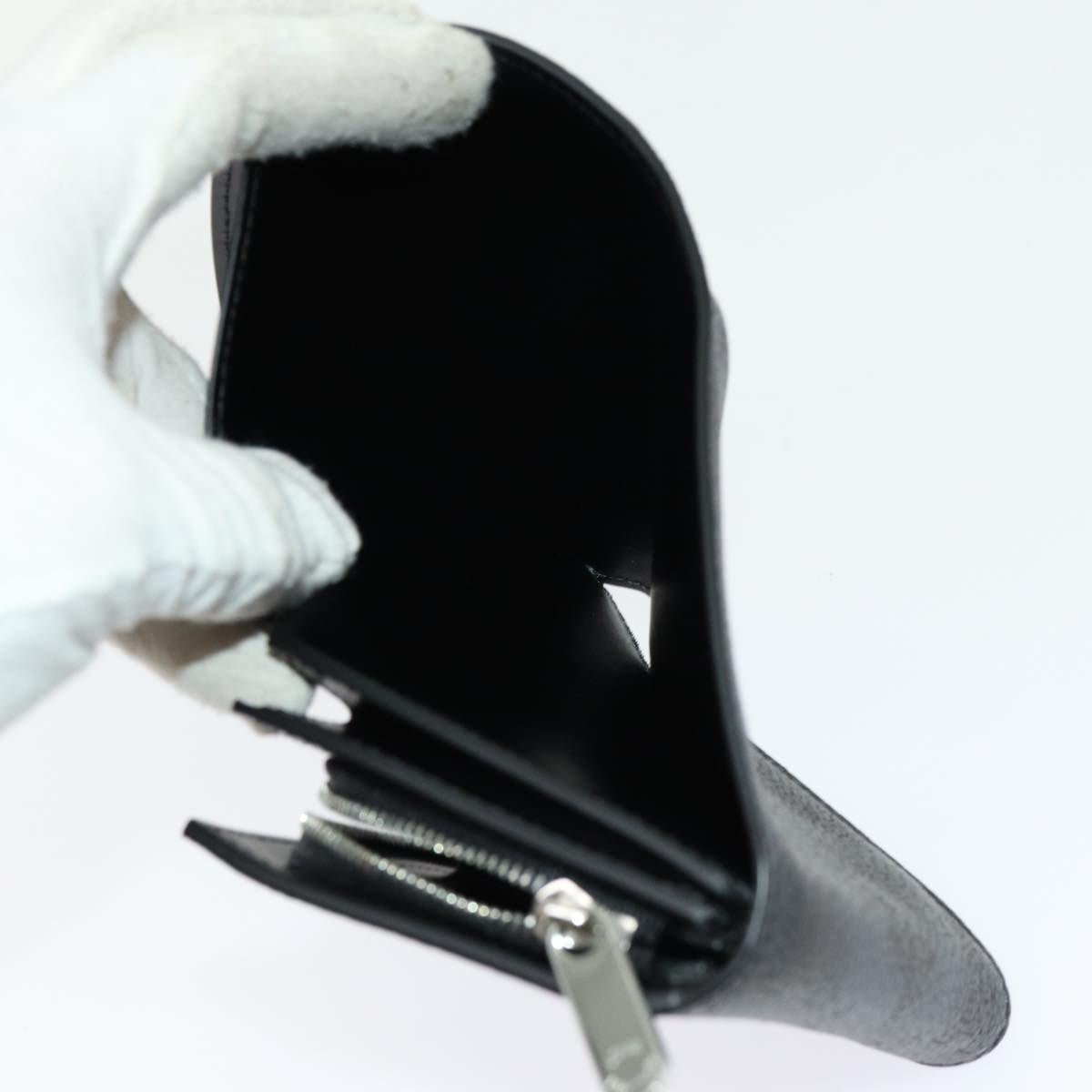 LOUIS VUITTON Mahina Portefeuille Iris Compact Wallet Noir M62540 LV 70838A