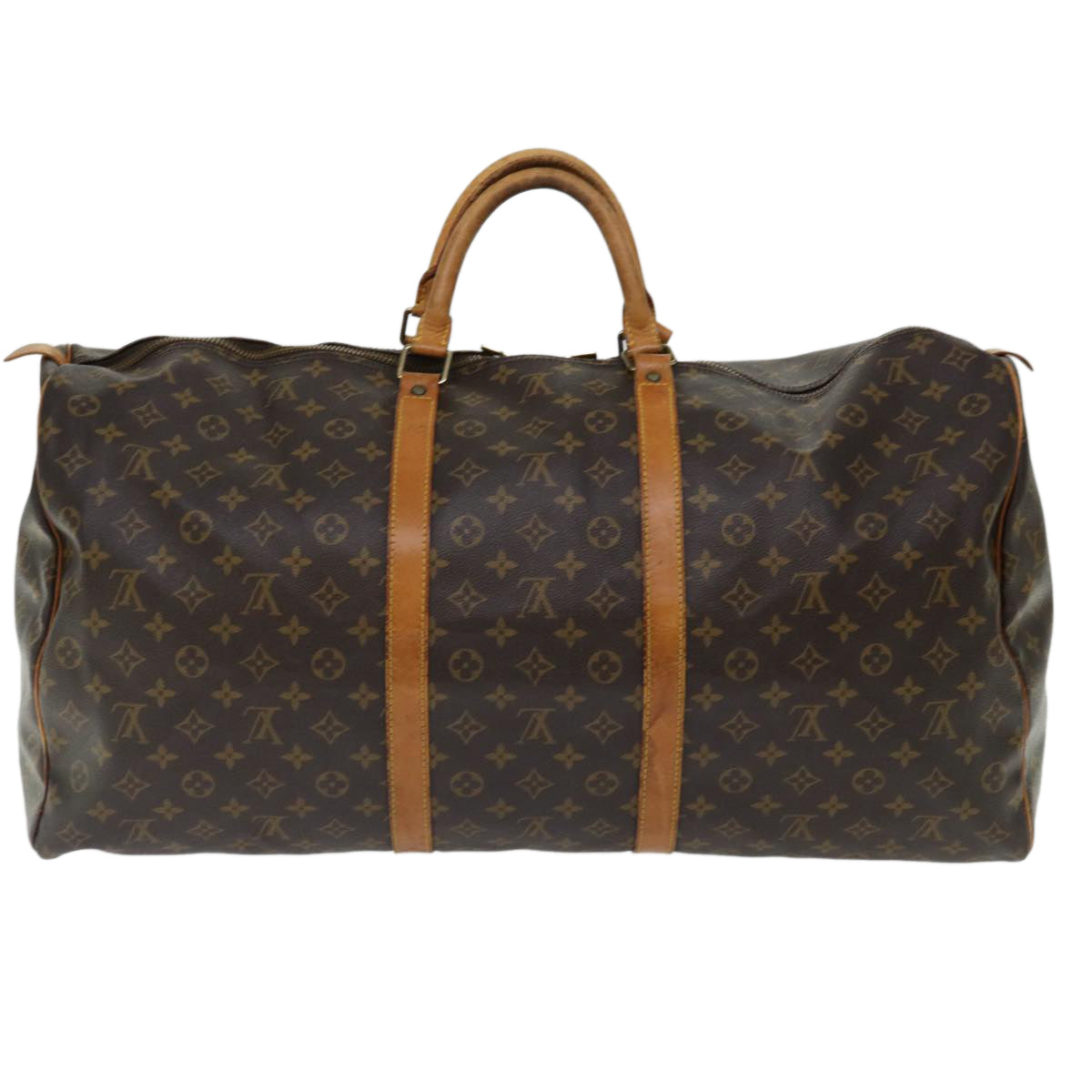 LOUIS VUITTON Monogram Keepall 60 Boston Bag M41422 LV 70841