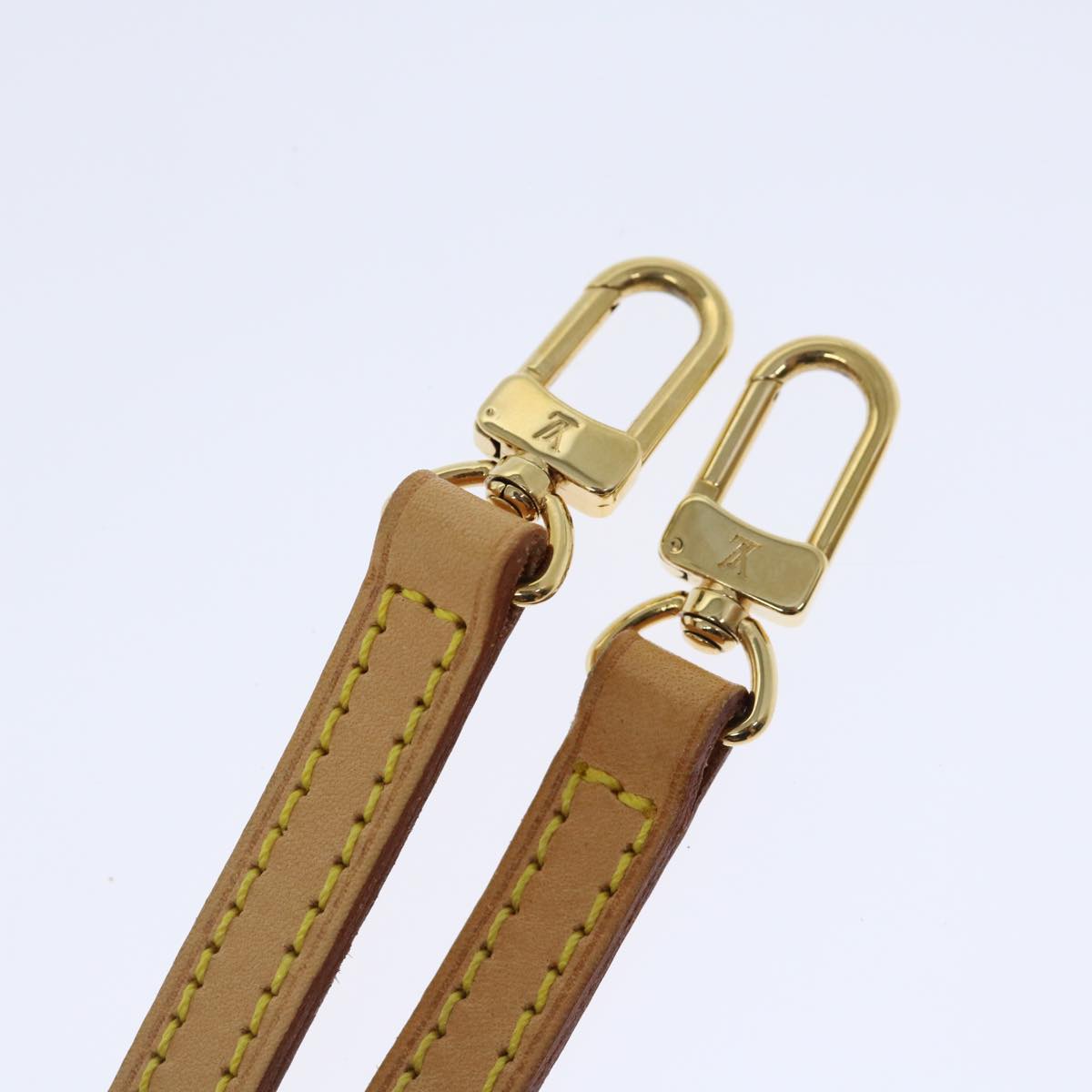LOUIS VUITTON Adjustable Shoulder Strap Leather 40.2""-47.2"" Beige 70856