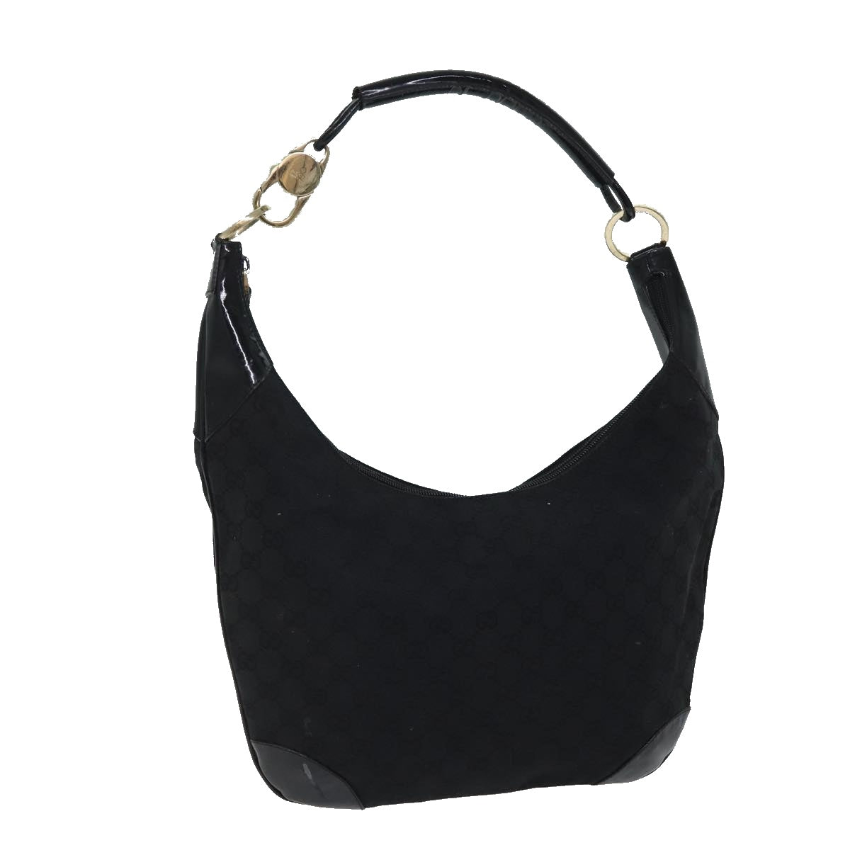 Luxury Gucci Trending 2025 GG Canvas Shoulder Bag Black 001 4157  70868