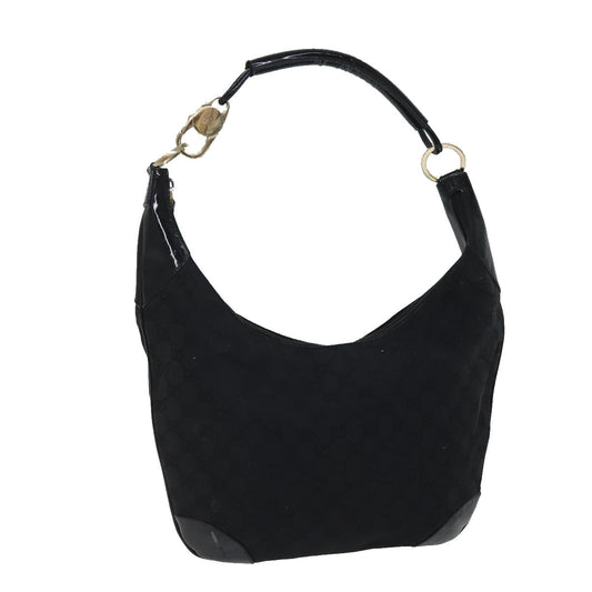 Luxury Gucci Trending 2025 GG Canvas Shoulder Bag Black 001 4157  70868