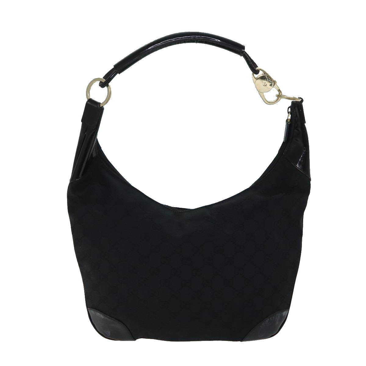 Luxury Gucci Trending 2025 GG Canvas Shoulder Bag Black 001 4157  70868