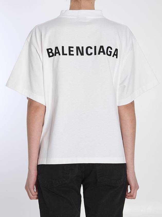 Luxury Balenciaga Cropped logo t-shirt