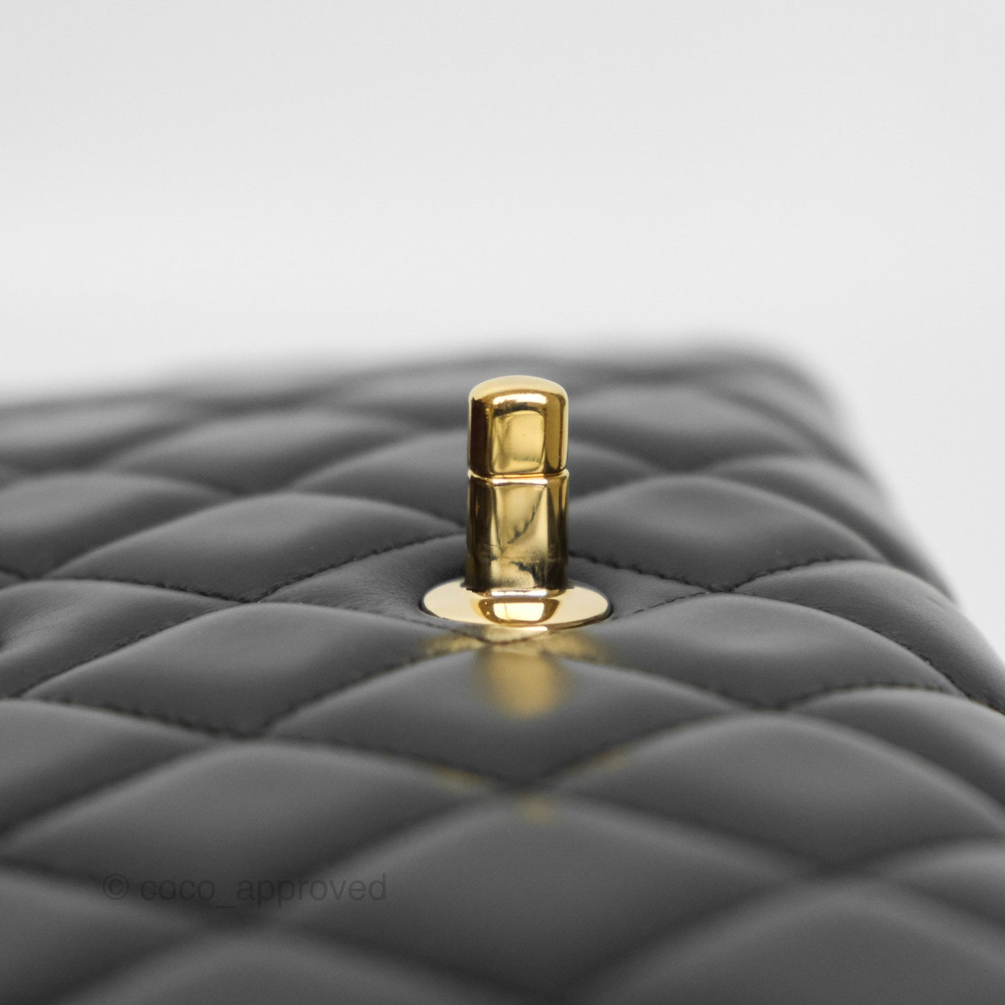 Chanel Jumbo Double Flap Black Lambskin Gold Hardware⁣⁣