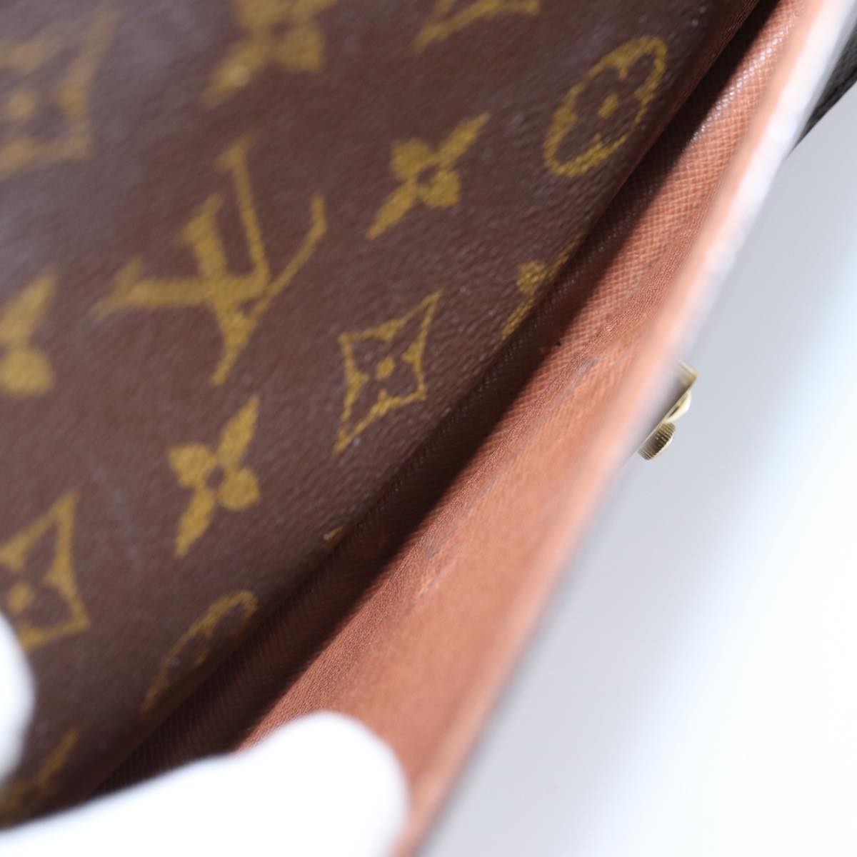 LOUIS VUITTON Monogram Monceau 28 Hand Bag 2way M51185 LV 70947