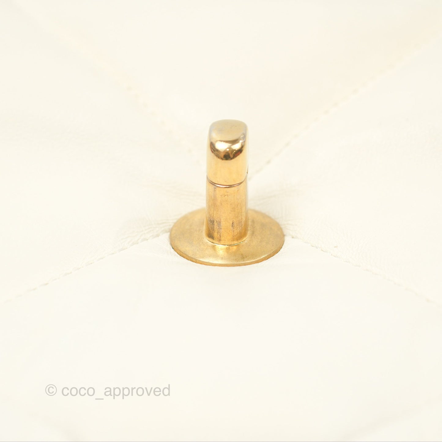 Chanel 19 Small Ivory Cream Mixed Hardware