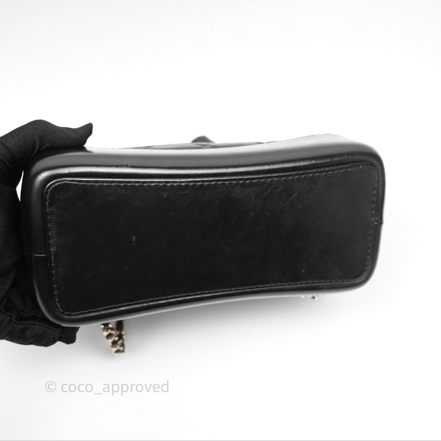 Chanel Small Gabrielle Backpack Black Aged Calfskin
