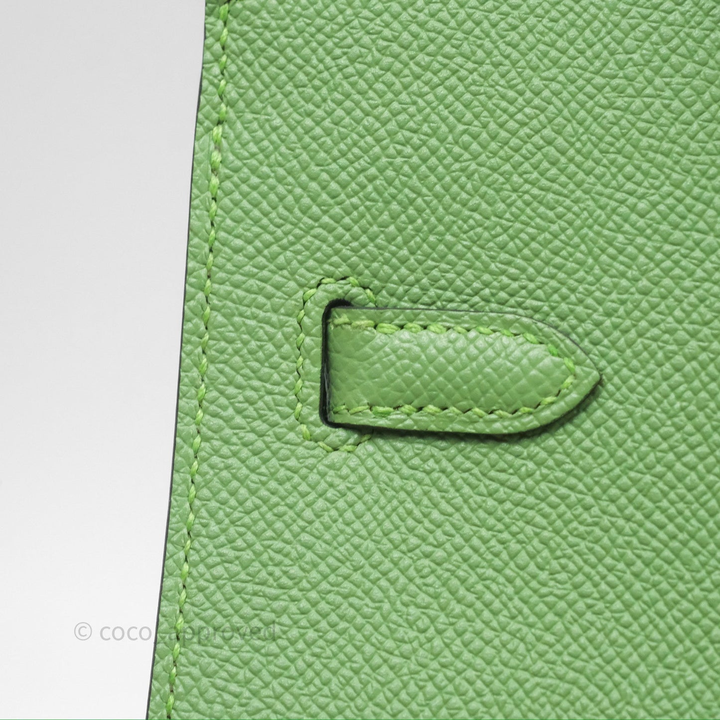 Hermès Birkin 25 Sellier Vert Criquet 3I Epsom Gold Hardware
