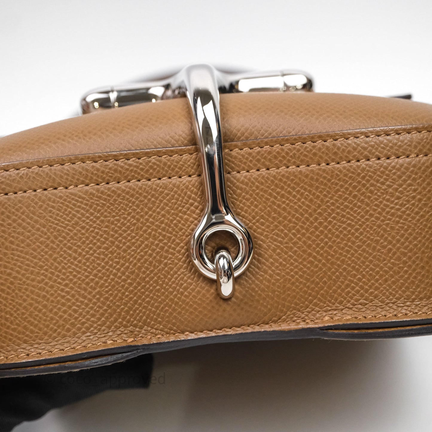 Hermès Della Cavalleria Mini Bag Alezan 3G Epsom Palladium Hardware