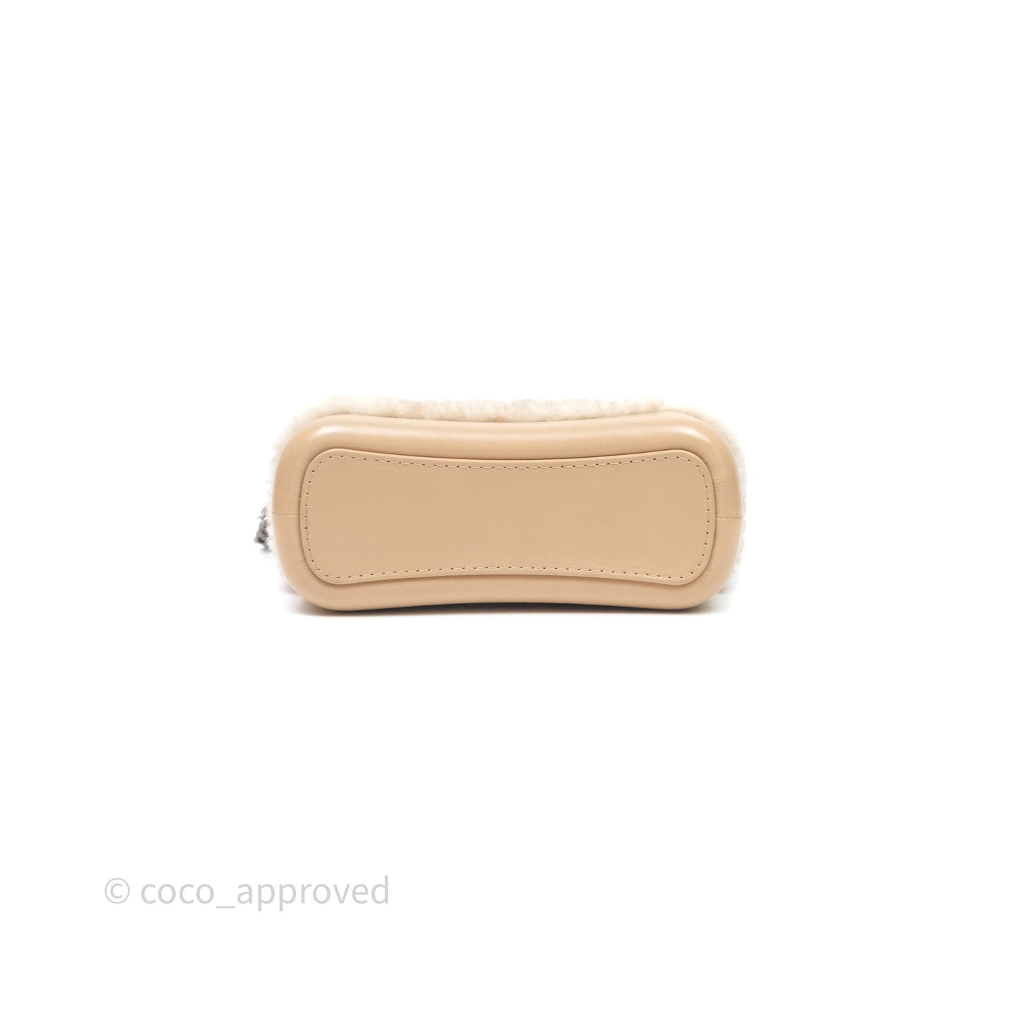 Chanel Small Gabrielle Hobo Shearling Beige Mixed Hardware