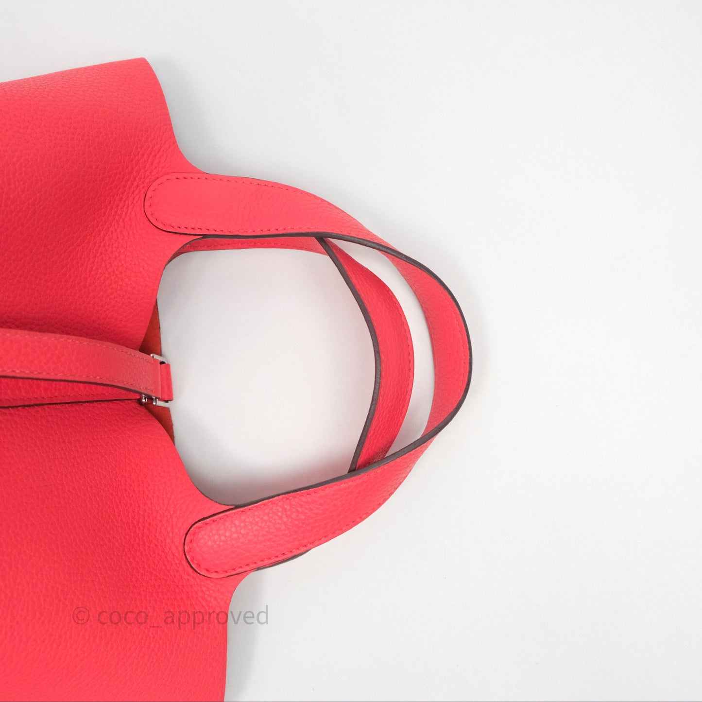 Hermès Picotin 18 Rose Texas Taurillon Clemence Palladium Hardware