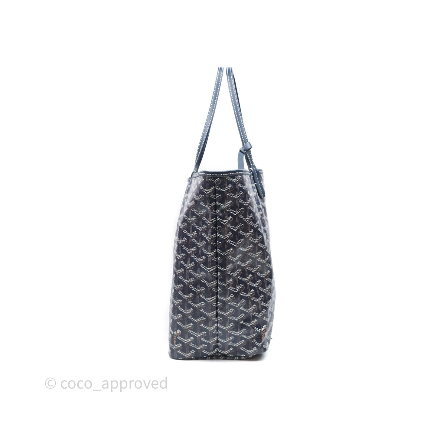 Goyard St Louis Tote PM Navy
