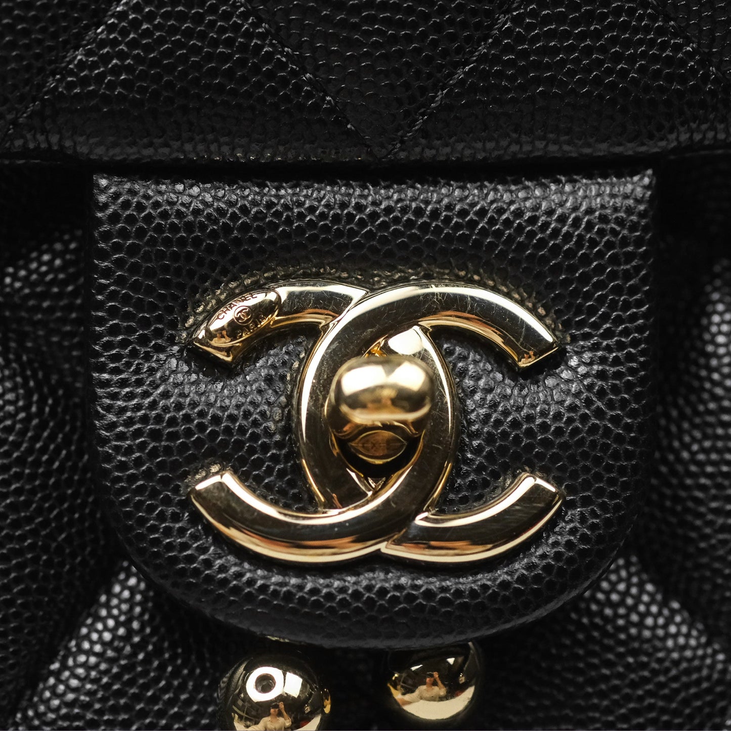 Chanel Small Urban Spirit Backpack Black Caviar Gold Hardware 23S