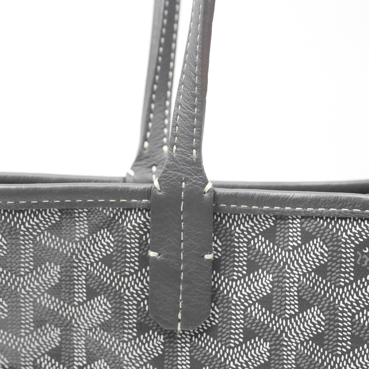 Goyard Anjou Mini Bag Goyardine Canvas Grey
