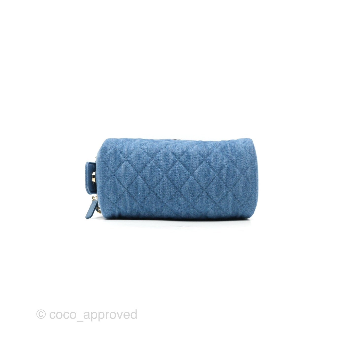 Chanel Cruise Pouch Cosmetic Bag Denim