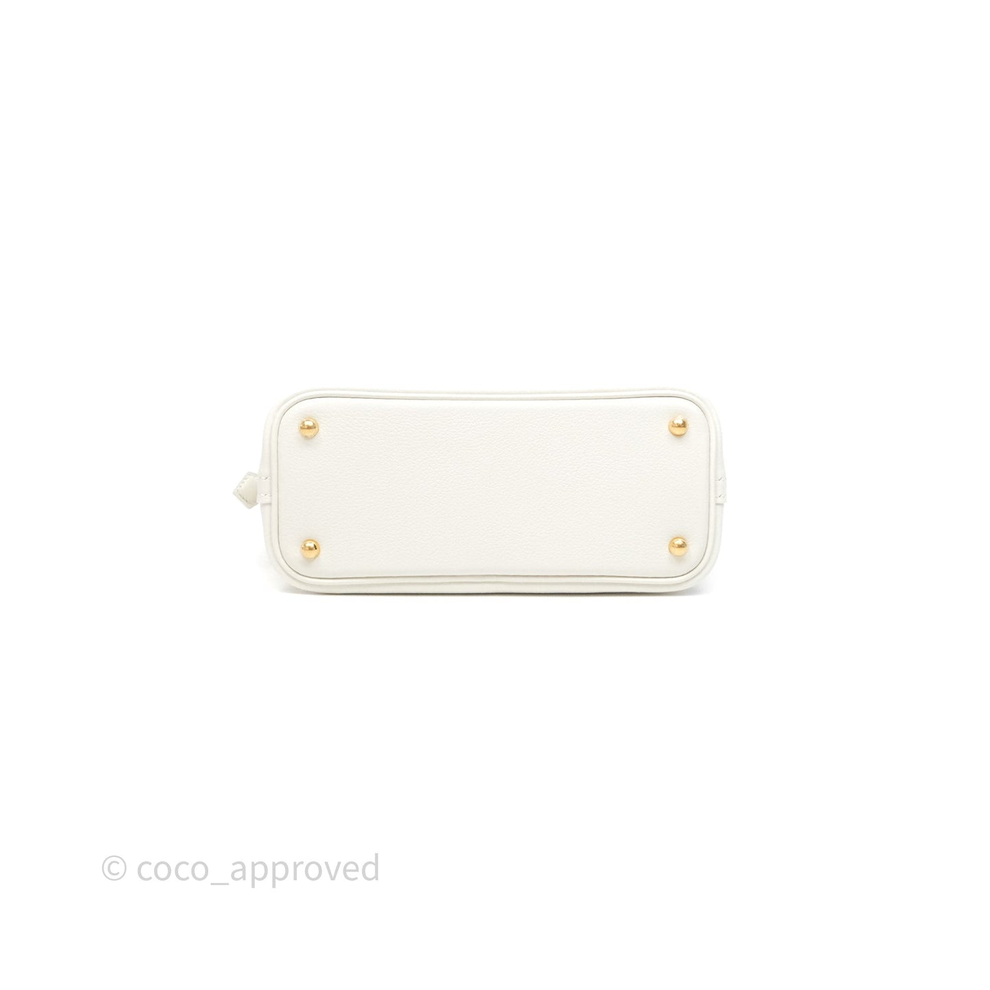 Hermès Bolide Mini 1923 Blanc 01 Evercolor Gold Hardware