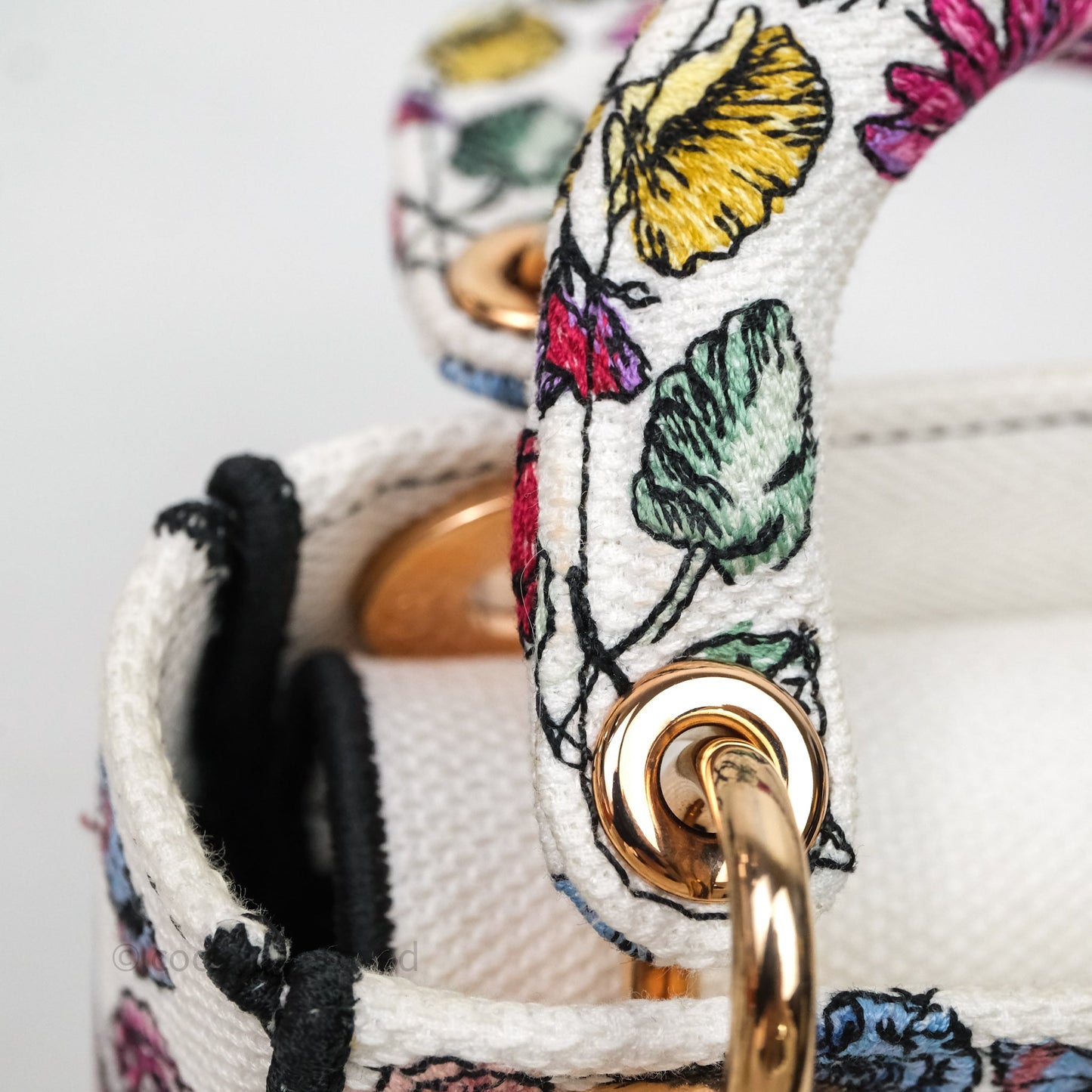 Christian Dior Mini Lady D-Lite Bag Florilegio Embroidered