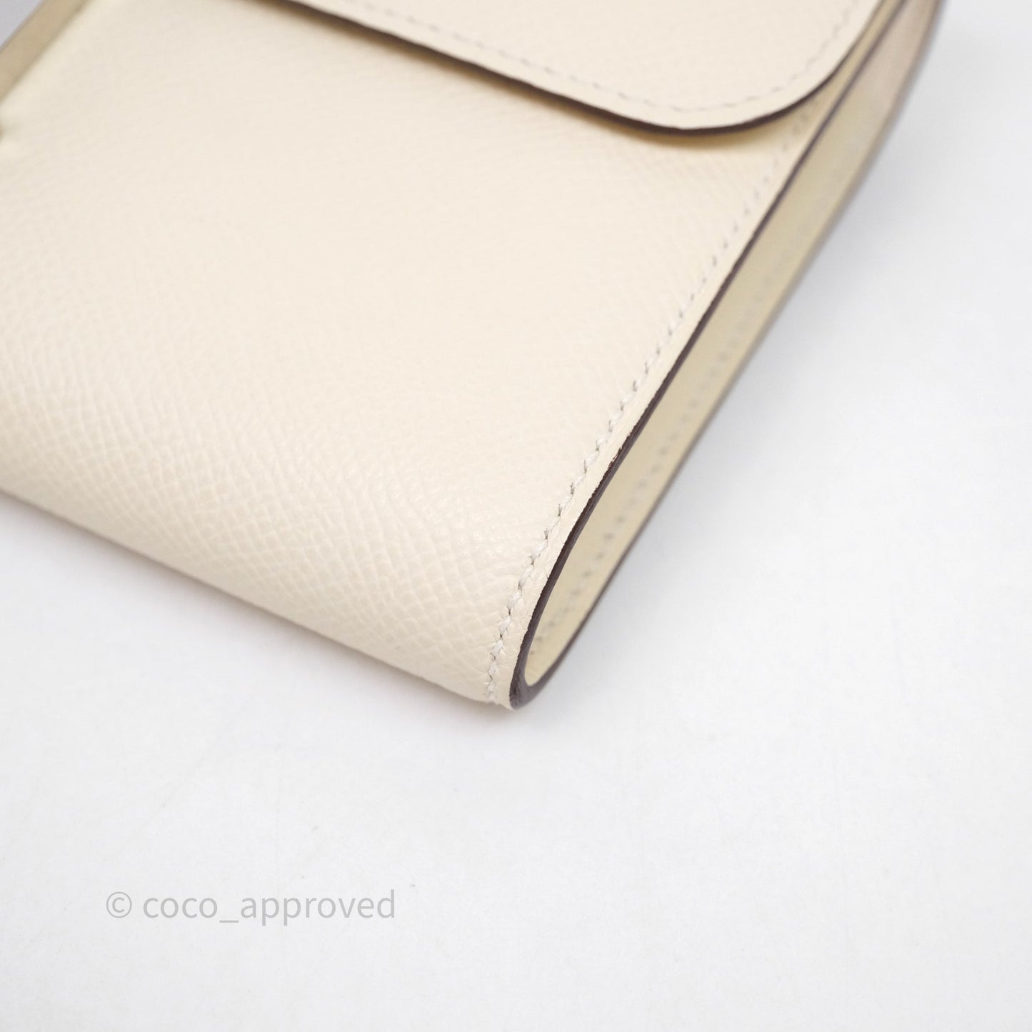 Hermès Constance To Go Wallet Nata I2 Epsom Palladium hardware