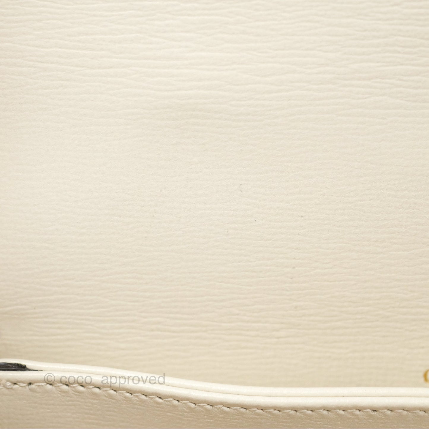 Gucci Horsebit 1955 GG Supreme Canvas White Shoulder Bag Gold Hardware