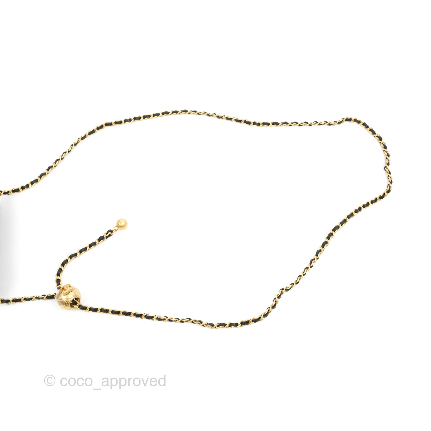 Chanel Pearl Crush Mini Clutch With Chain Black Lambskin Aged Gold Hardware