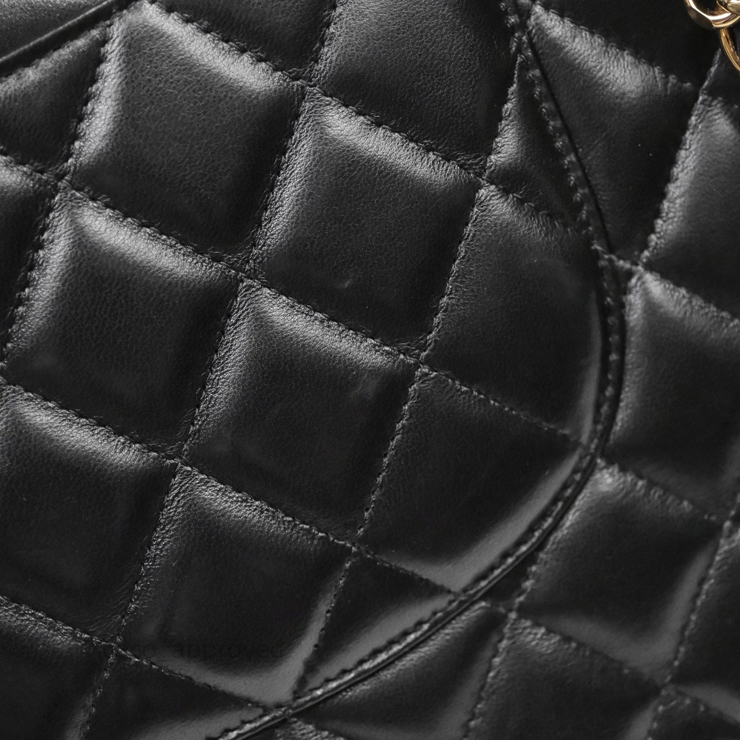 Chanel Classic Jumbo Double Flap Black Lambskin Bag Gold Hardware