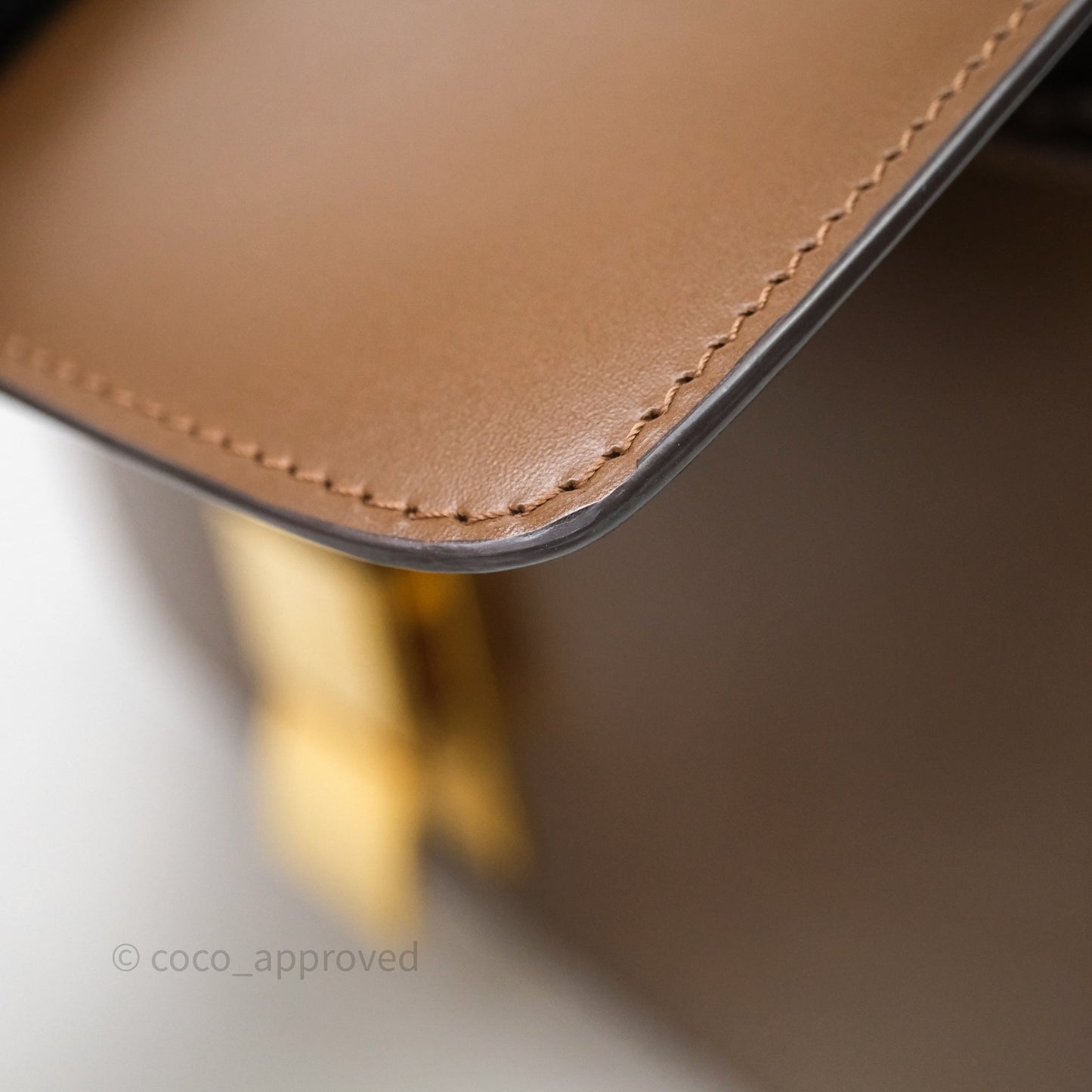 Celine Medium Classic Box Flap Caramel Calfskin