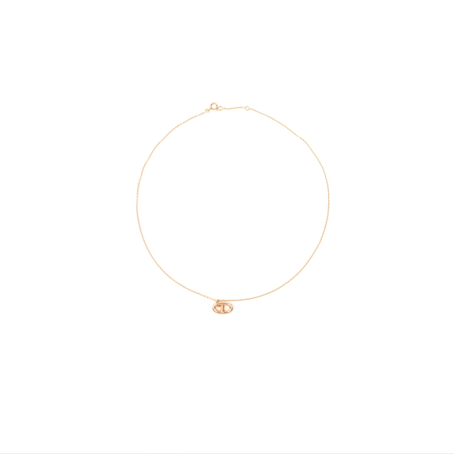 Hermès Farandole Pendant Necklace Small Model Rose Gold