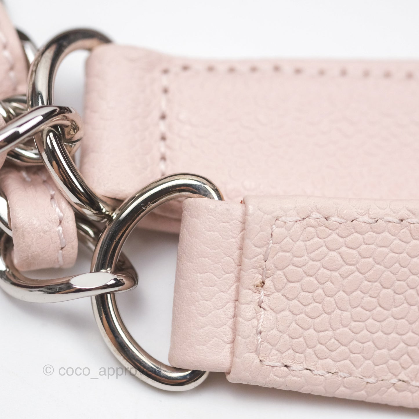 Chanel GST Pink Caviar Silver Hardware