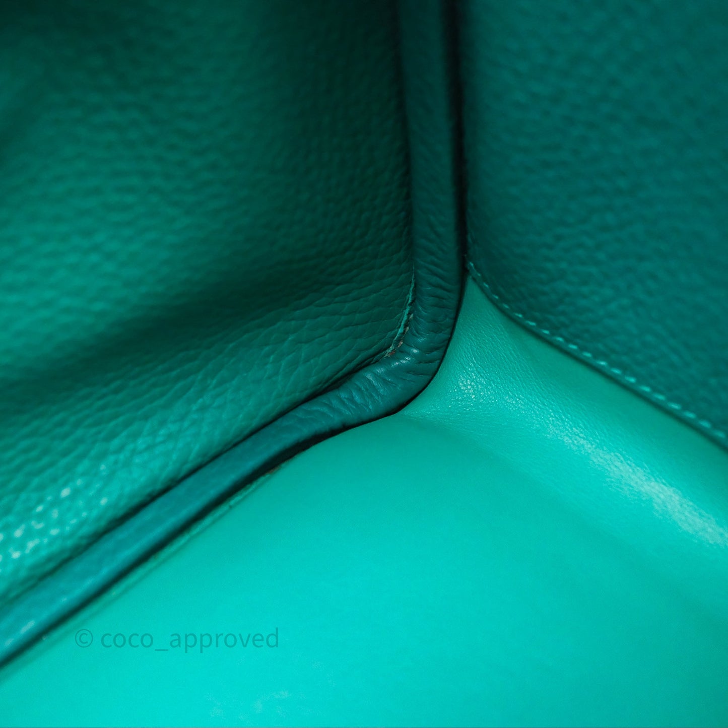 Hermès Lindy 26 Vert Verone U1 Clemence Palladium Hardware