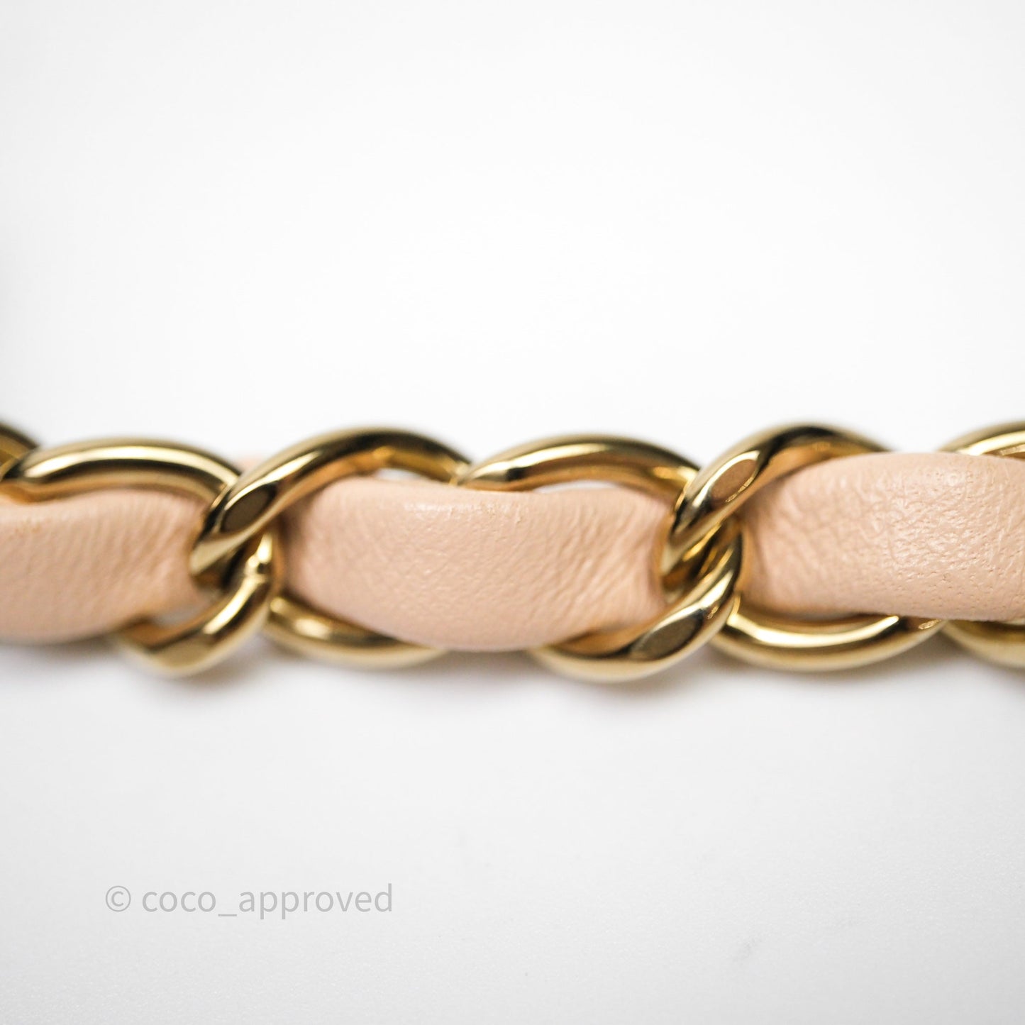 Chanel Small Trendy CC Beige Lambskin Gold Hardware