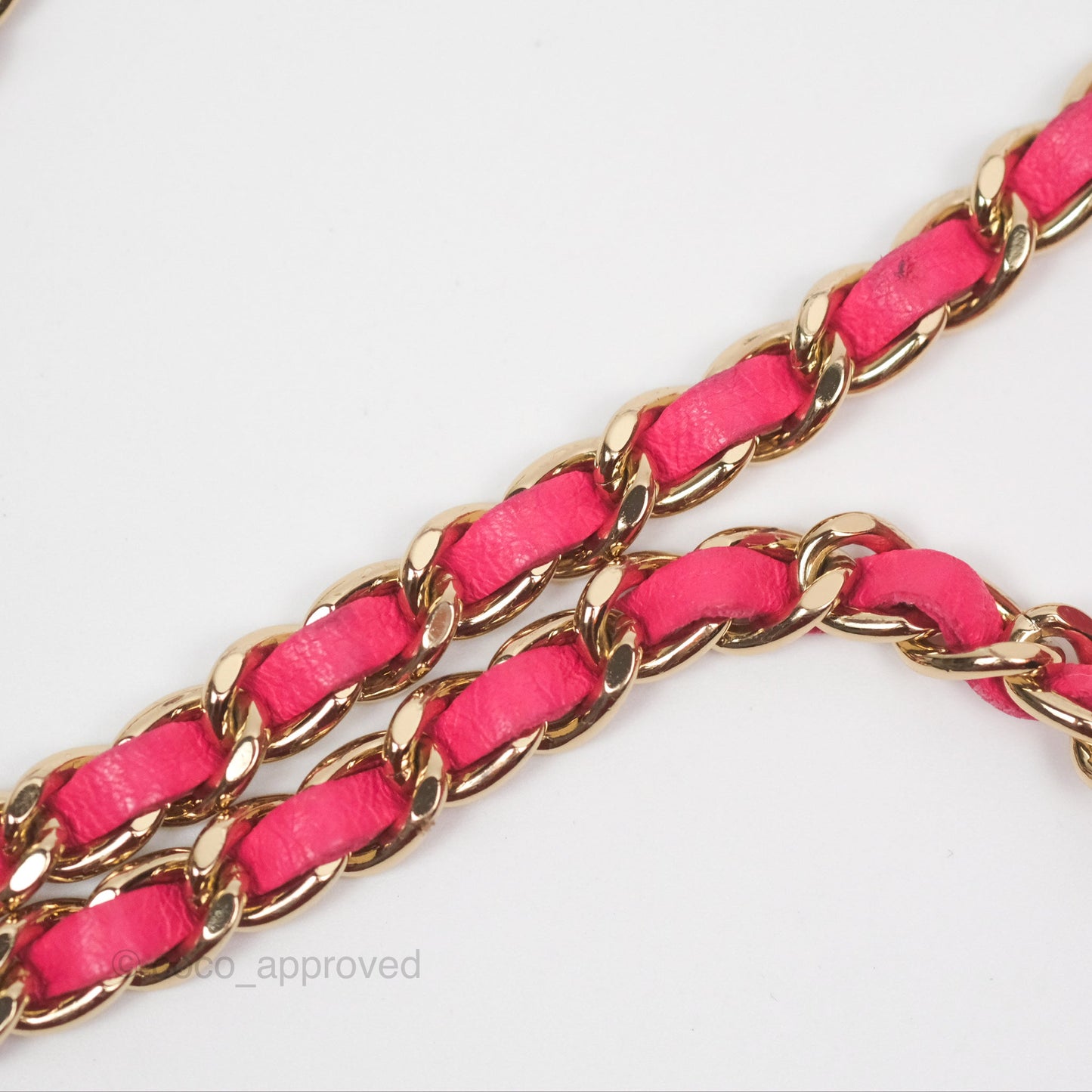 Chanel Trendy CC Vanity With Chain Dark Pink Lambskin Gold Hardware