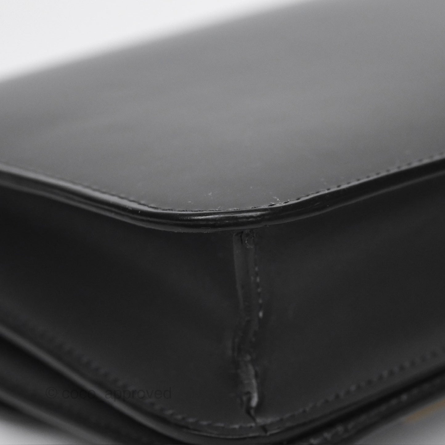 Celine Teen Classic Box Flap Dark Grey Box Calfskin