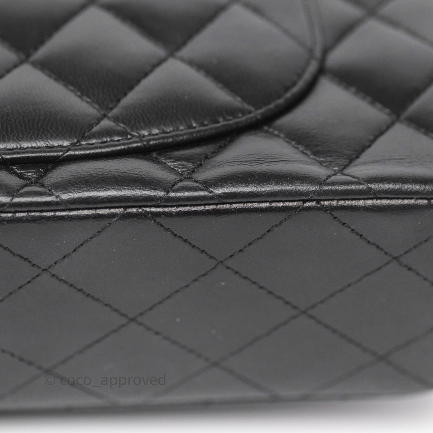 Chanel Small Classic Flap Quilted Black Lambskin Gold Hardware