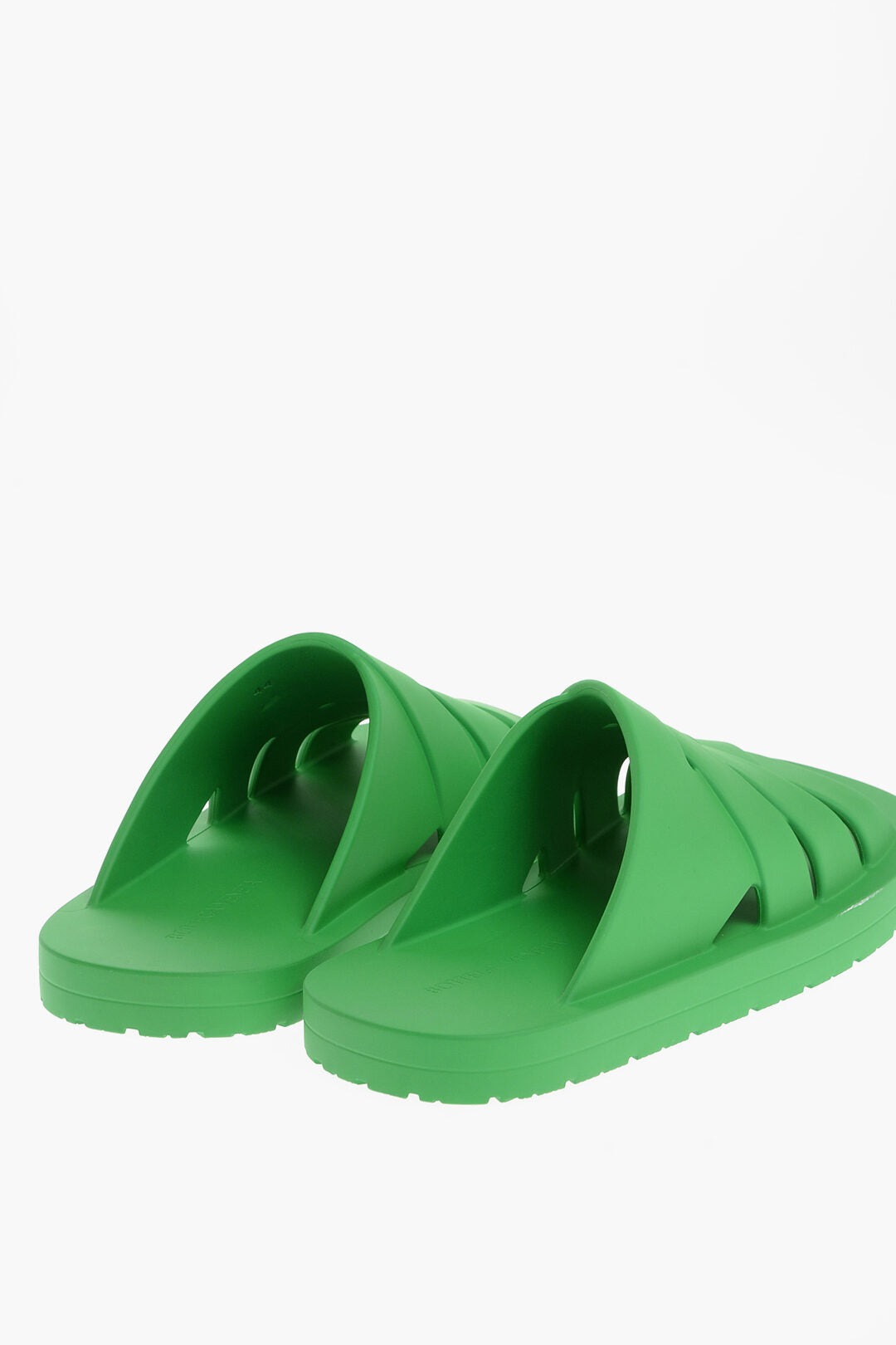 Luxury Bottega Veneta Braided Rubber Slippers 41 Shoes Eu