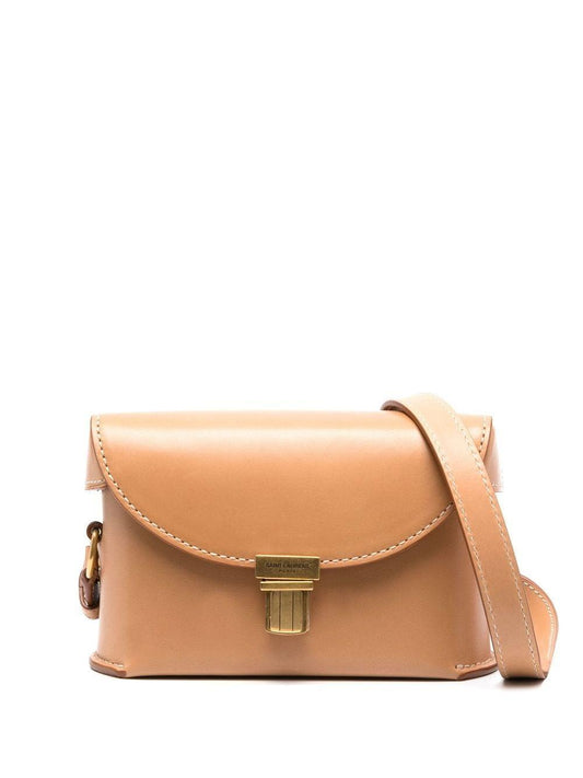 Luxury Saint Laurent Women's Ysl Bo S Sac Boites Masoil C/v in Vintage Brown Gold | 710083BWR6W2725