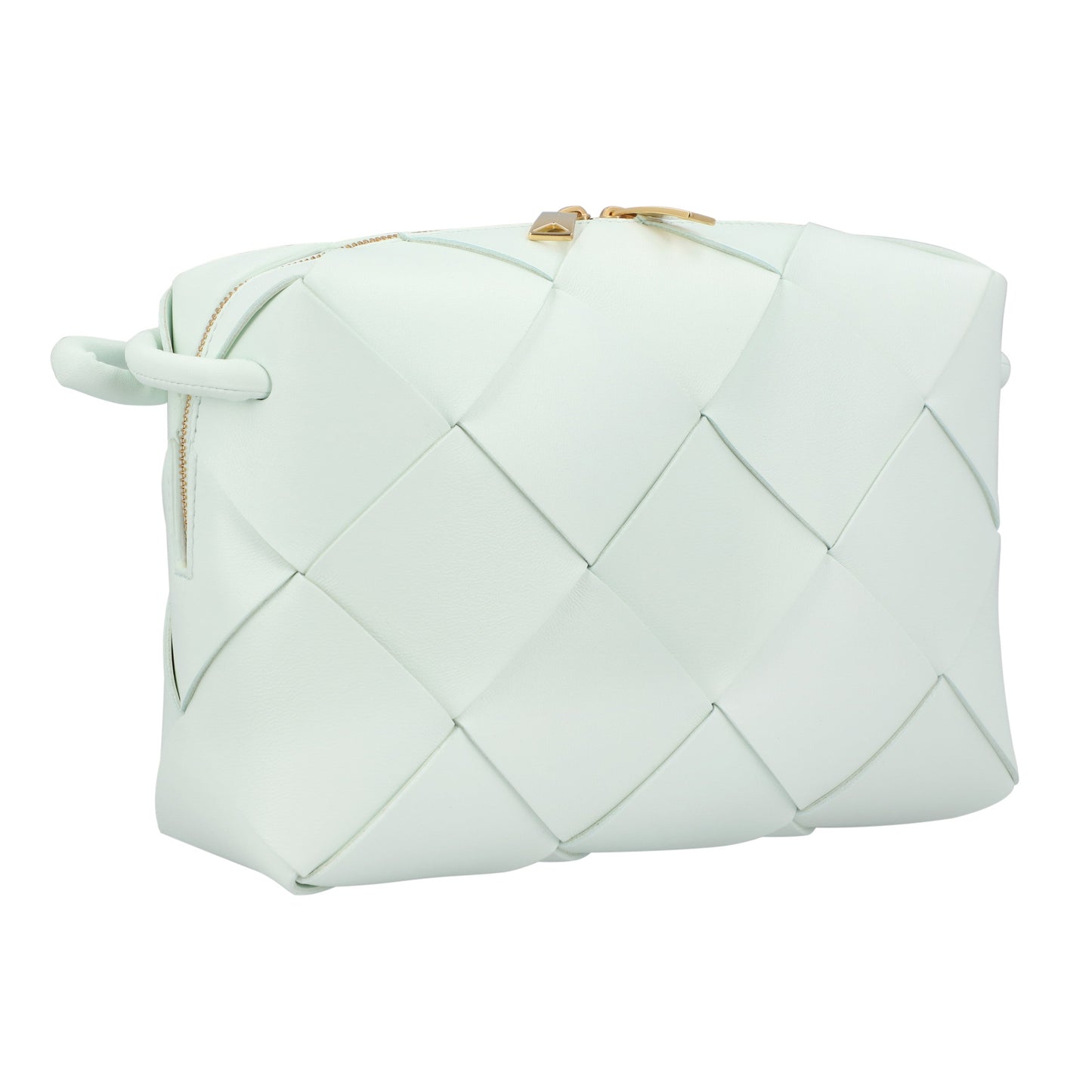 Luxury Bottega Veneta Small Cassette Camera Bag blue