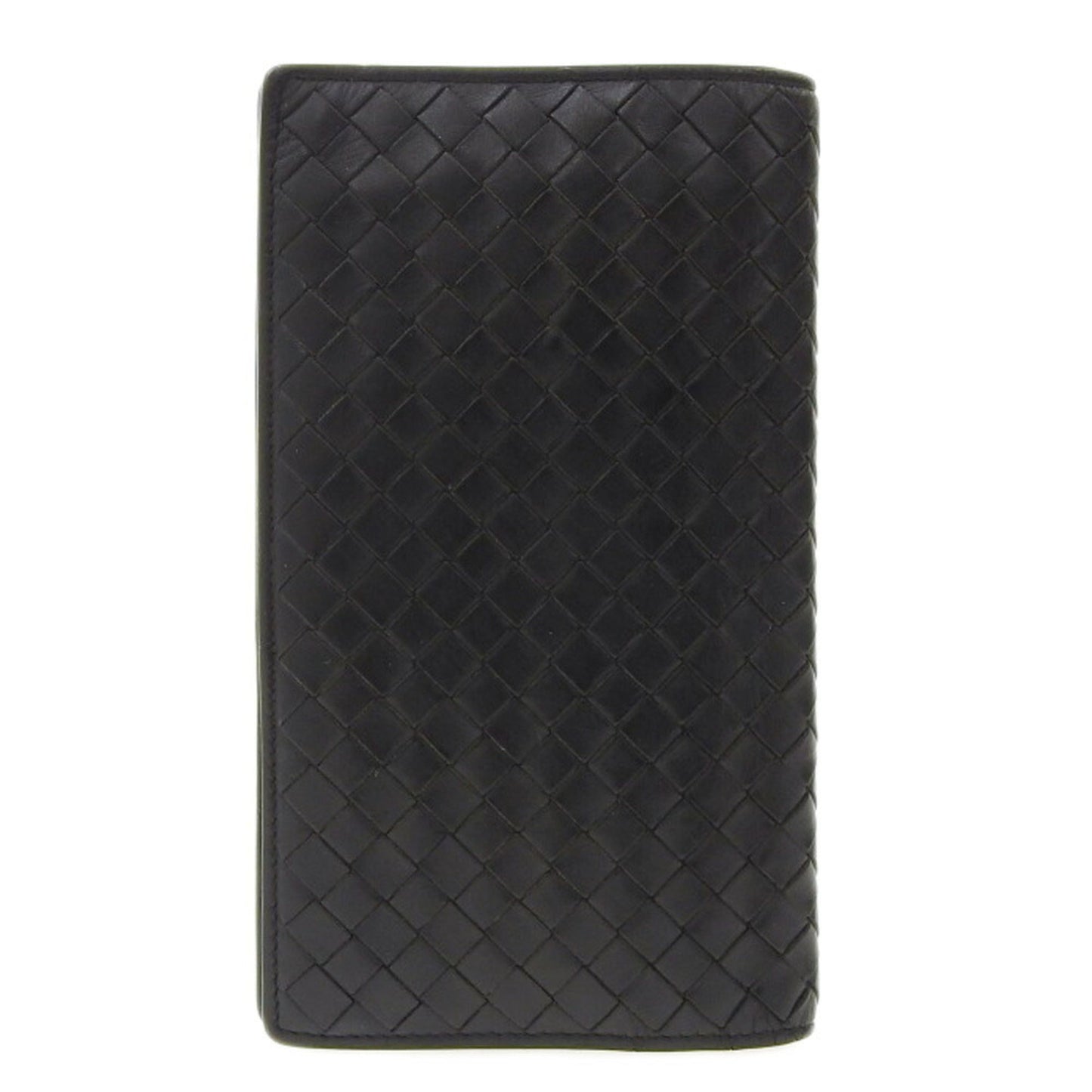 Luxury Bottega Veneta Intrecciato  Leather Long Wallet (Bi-Fold) ()