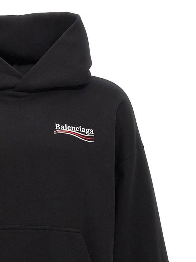 Luxury Balenciaga Political Campaign Hoodie Black