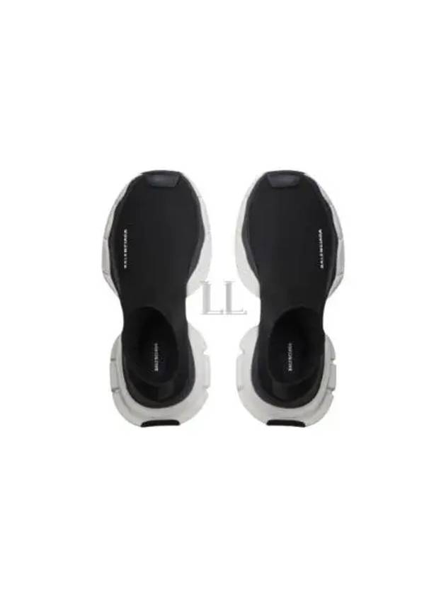 Luxury Balenciaga 3XL Sock Recycled Knit Low Top Sneakers Black