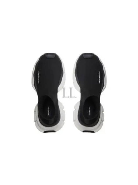 Luxury Balenciaga 3XL Sock Recycled Knit Low Top Sneakers Black