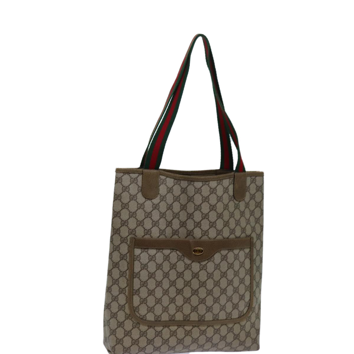 Luxury Gucci Trending 2025 GG Canvas Web Sherry Line Tote Bag PVC Beige Green Red  71028