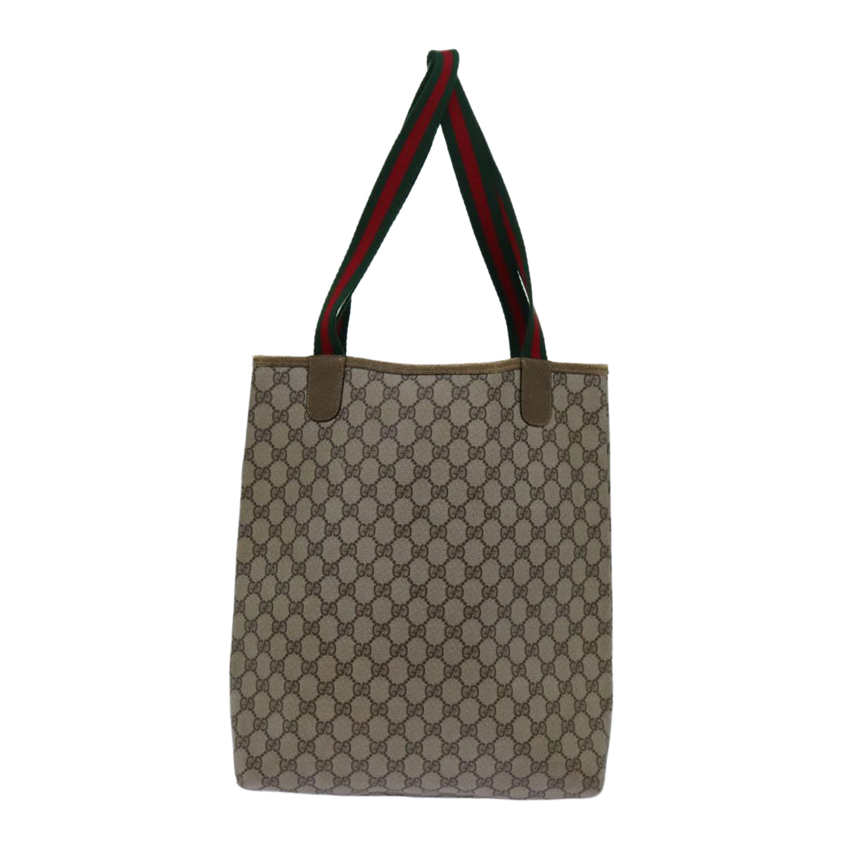 Luxury Gucci Trending 2025 GG Canvas Web Sherry Line Tote Bag PVC Beige Green Red  71028