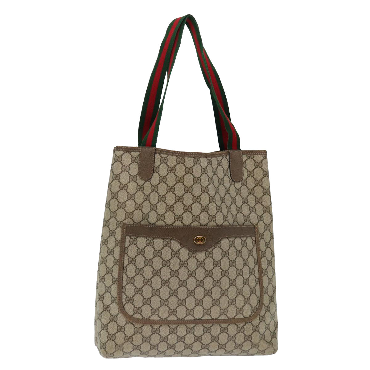 Luxury Gucci Trending 2025 GG Canvas Web Sherry Line Tote Bag PVC Beige Green Red  71029