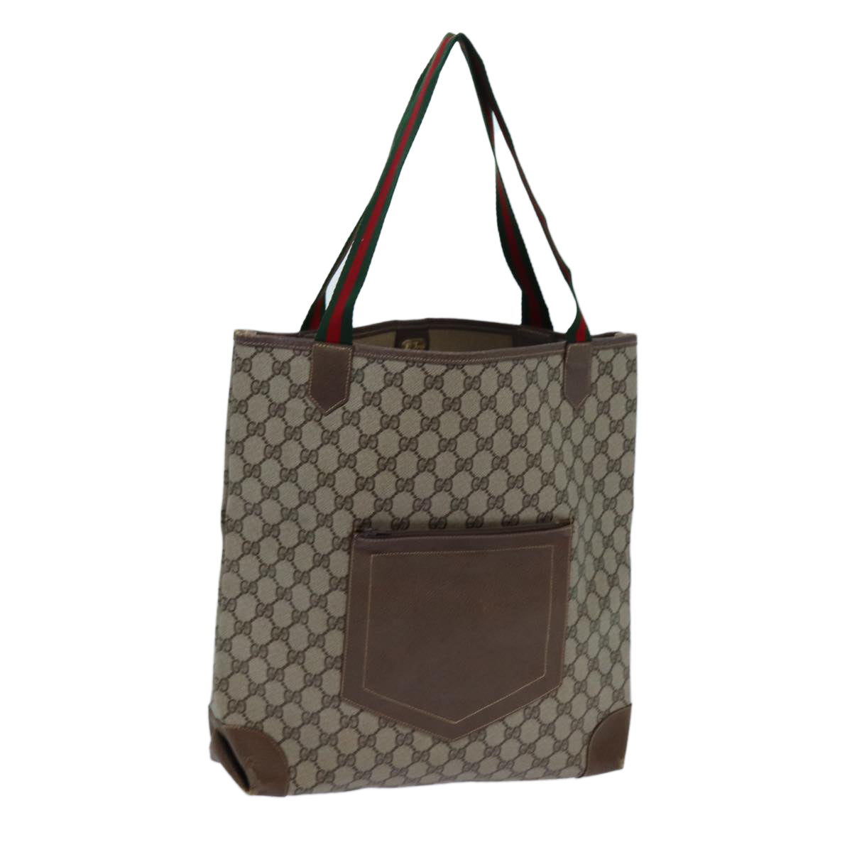 Luxury Gucci Trending 2025 GG Canvas Web Sherry Line Tote Bag PVC Beige Green Red  71031