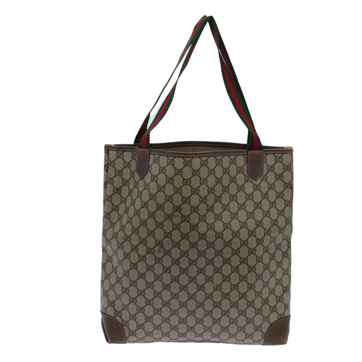 Luxury Gucci Trending 2025 GG Canvas Web Sherry Line Tote Bag PVC Beige Green Red  71031