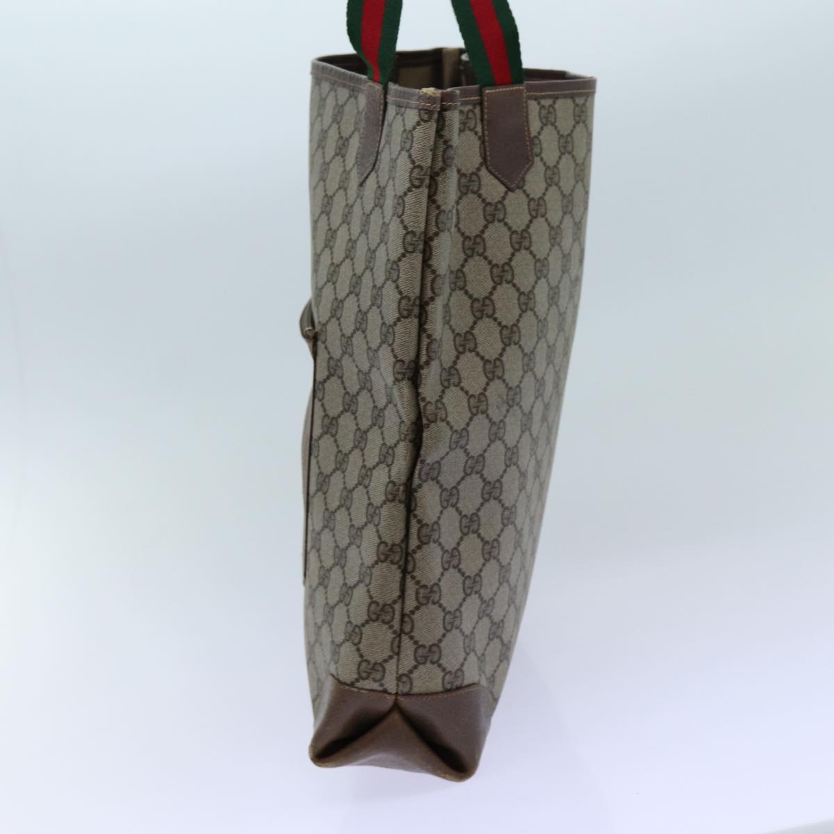 Luxury Gucci Trending 2025 GG Canvas Web Sherry Line Tote Bag PVC Beige Green Red  71031