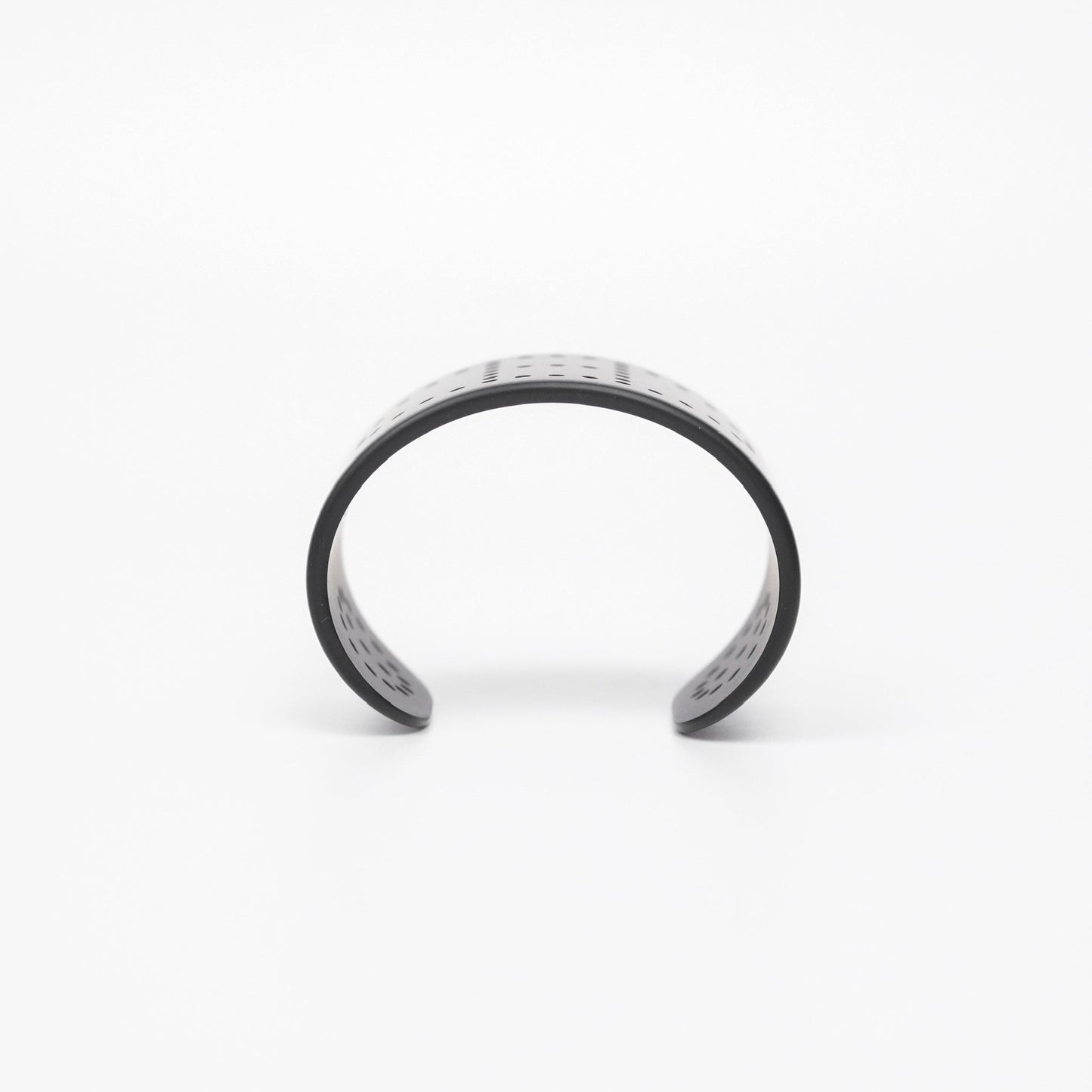 Hermès Evelyne Aluminium Sunset Cuff Bracelet Black Noir 89
