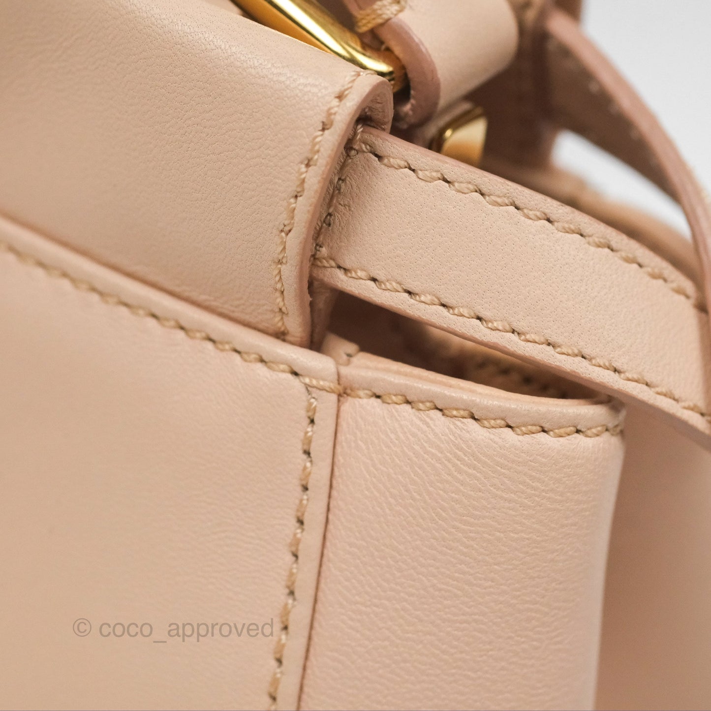 Fendi Mini Peekaboo Bag Light Pink Lambskin Gold Hardware